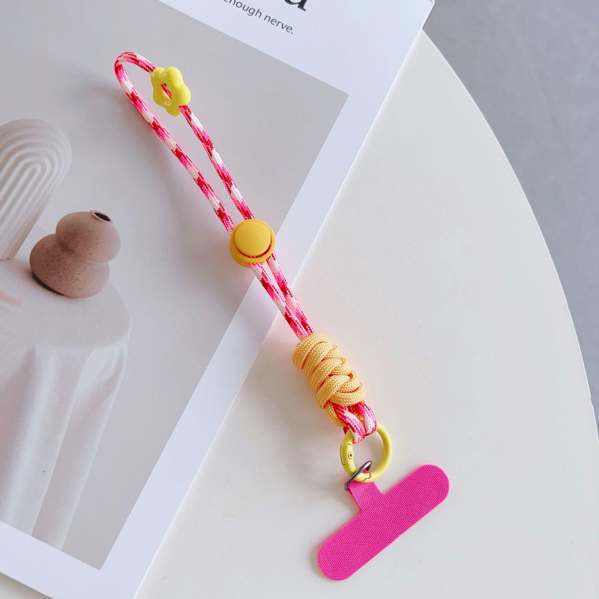 Creative Cartoon Flower Wrist Lanyard - Cute Anti-lost Keychain for Women