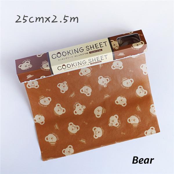 2/5M Parchment Paper Baking Sheets, Non-stick Oilpaper Wax Paper for Food Packaging, Deli Paper Basket Liner Sandwich Wrapper