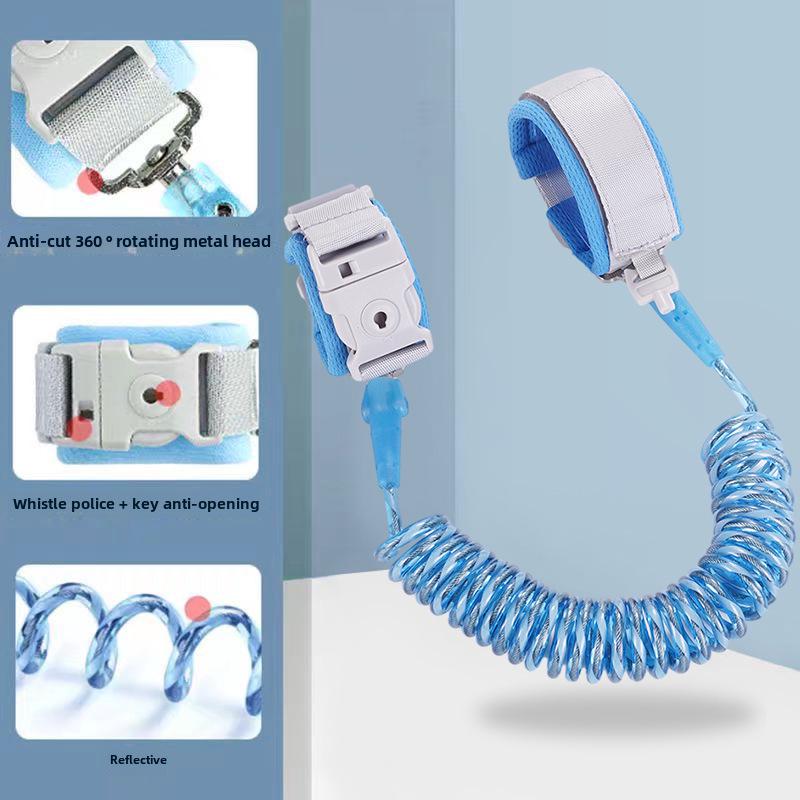 Детский браслет безопасности с защитой от потери и тросом