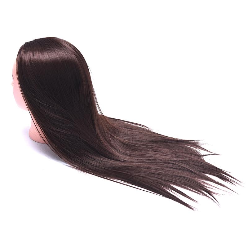 Mannequin Head With Hair Styling Dye Cutting Hairdresser Training Head