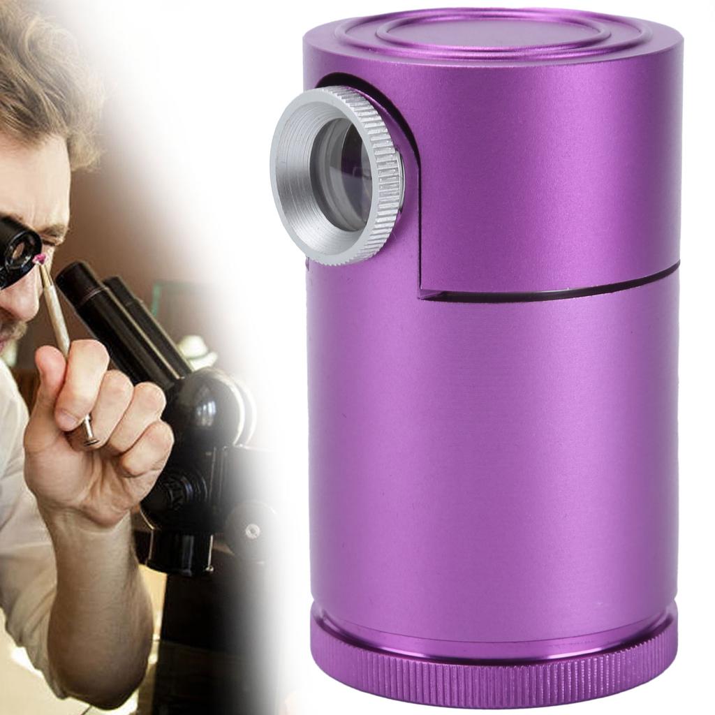 Diamond Magnifier Aluminum Adjustable High Definition Diamond Viewer Magnifier ToolPurple