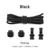 1 Pair No Tie Shoelaces Round Push The Spring Lock Sports Elastic Shoelace Suitable for All Shoes Lazy Laces Shoe Accessories