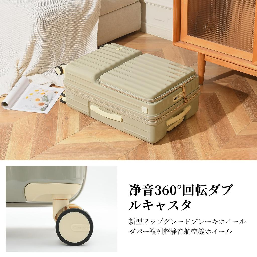 Top Open Beautiful Suitable for Convenient Suitcase To Bring On an Convenient Suitcase S [GGQAAA] Suitcase, Light, Function, Color, Women, Airplane,