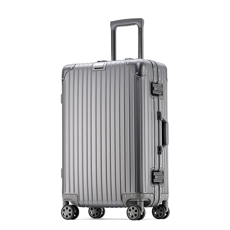 Slightly Flawed Aluminum-Magnesium Carry-on Trolley with Universal Wheels