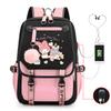 Cartoon Pink Rabbit Children'S School Bag Elementary School Girls Large Capacity Japanese Girls Backpack