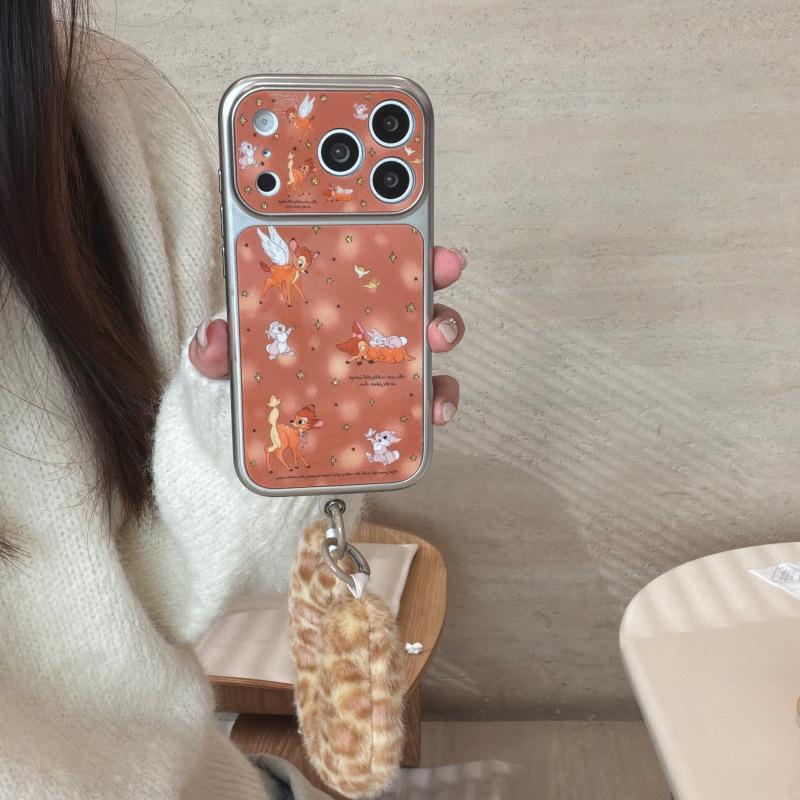 

Apple 17 Pro Max Window 14 Stars Deer Rabbit iPhone 15/16 Pro Case with Lanyard iPhone 16