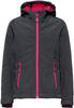 CMP Girl Softshell Fix Hood Jacket (3A29385N) Anthracite/carmine