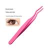 Black Beauty Eyelash Curler & Portable Eyebrow Tweezers Set – Stainless Steel Eyelash Perm Tool