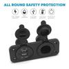 Dual USB Car Cigarette Lighter Socket Splitter 12V Charger Power Adapter Outlet Accessories for Auto Boat Motorcycle Marine RV