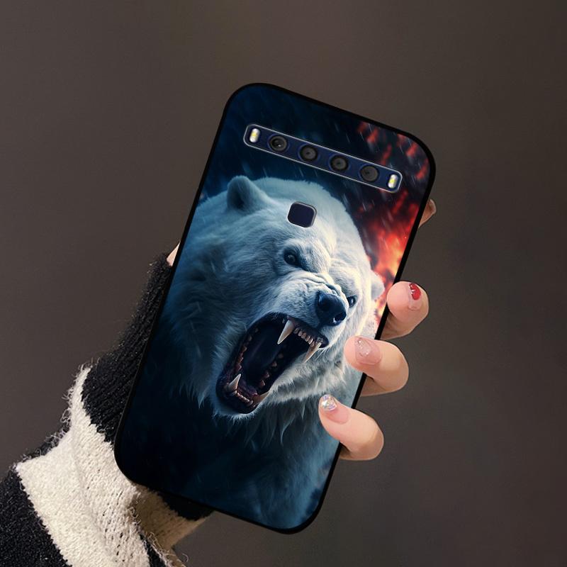 For TCL 10 Lite Case Silicon TPU Flower Landscape Phone Cases On for TCL 10L T770H T770B Portector Soft Cover 10Lite 4187U