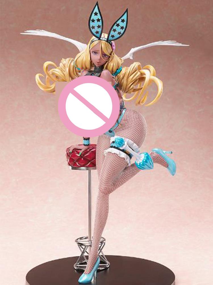 Animation Sexy Figures Girl Magical Girl Akutsu Kirara Bunny POLYVINYL CHLORIDE Action Figure 18 ± for Adult Collector-Worthy Miniature Present