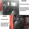 Auto-Rücksitz-Isolationsnetz, Rücksitzteiler für Haustiere, Hunde, für Wrangler JK JL Unlimited 2007- Gladiator JT 2 Türen 4 Türen