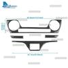 For Hyundai Tucson TL/TLE 2015 2016 2017 2018   Real Soft Carbon Fiber Sticker Interior Center Air Conditioning Panel