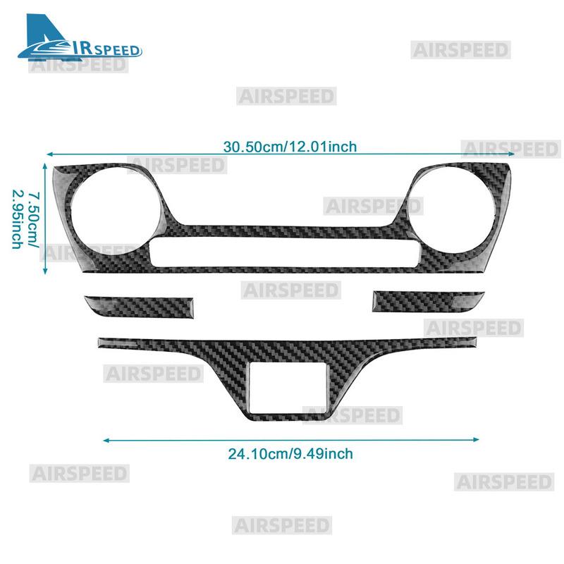For Hyundai Tucson TL/TLE 2015 2016 2017 2018 Real Soft Carbon Fiber Sticker Interior Center Air Conditioning Panel