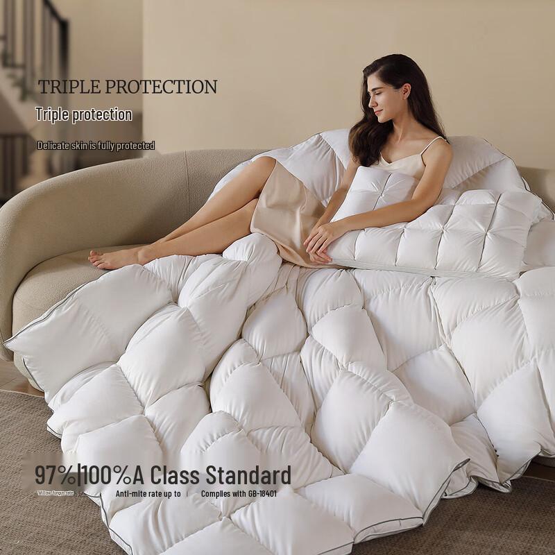 

Mercury Home Textiles Xue Rong Bao 90% White Duck Down Quilt