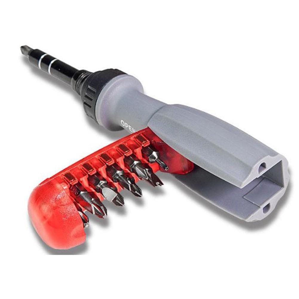 Ratchet Screwdriver 11 In 1 Telescopic Tool ABS Handle