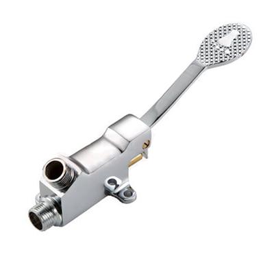 Interruptor de Control de Pedal de Piso Válvula de Grifo Lavabo Válvula de Pedal de Agua Fría Única