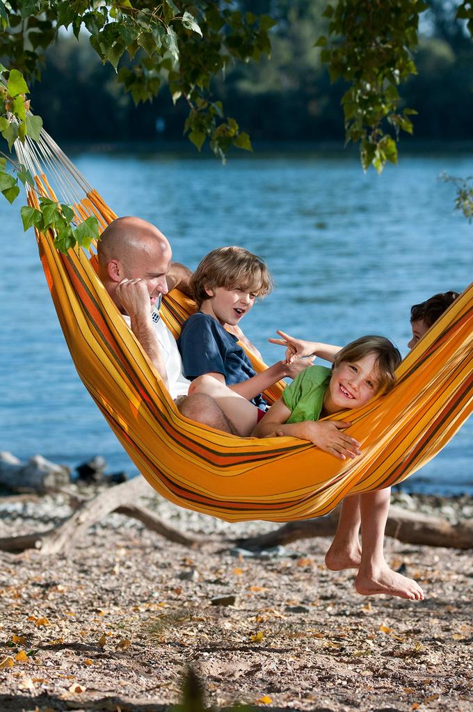La Siesta CURRAMBERA Double Hammock (1-2 Person), Orange, CUH16-5