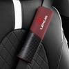 Car Interior Carbon Fiber Seat Belt Shoulders Pads Covers Accessories For Lexus IS IS250 IS250C IS300 IS300C IS350 IS350C RX GX