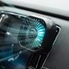 Car USB Fan, Car Fan, Car Fan, LED Light, Lightweight, Large Air Flow Compatible