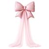 40 Inch Large Number Balloon Set DIY Bowknot Design Foil Balloon Set  Party Atmosphere Setup