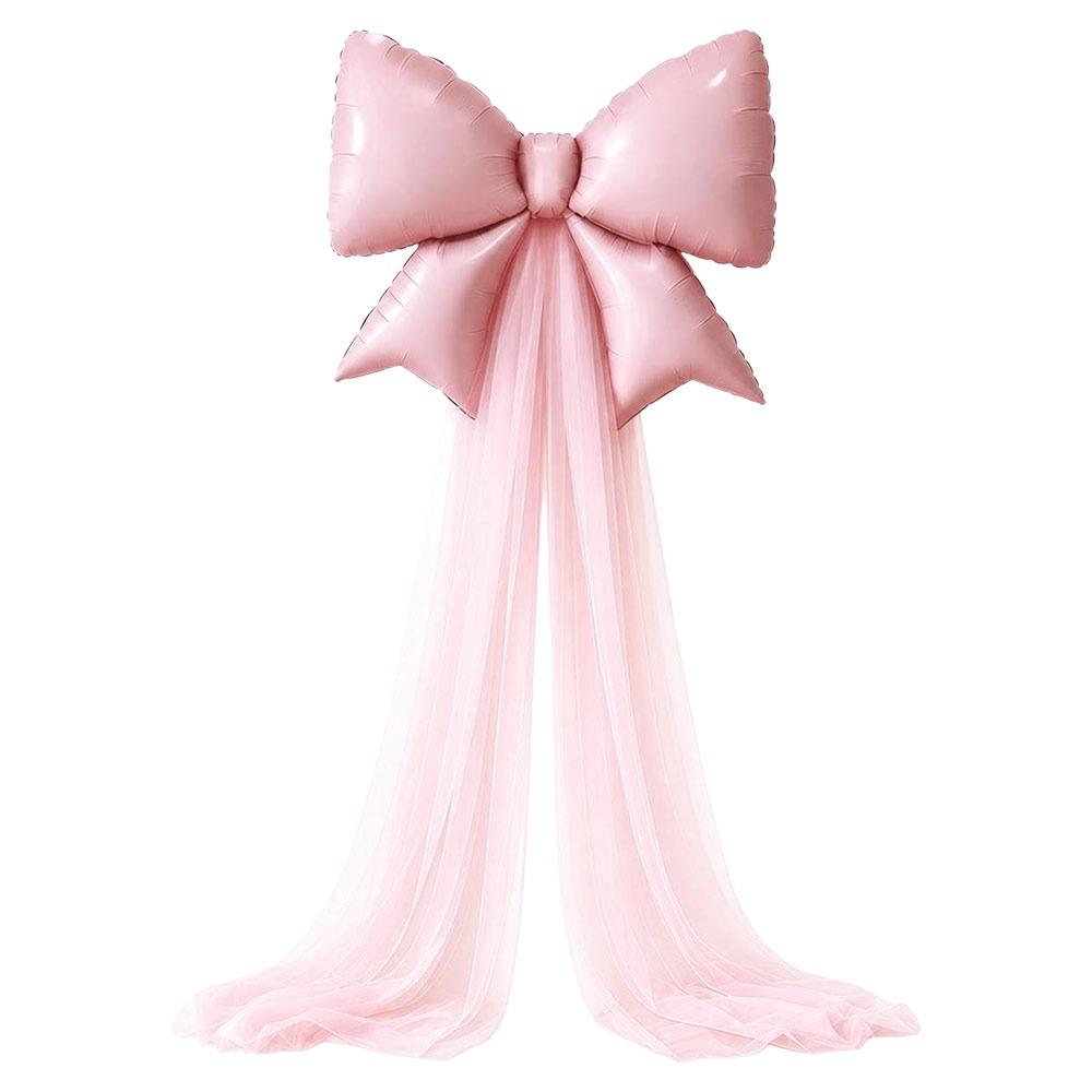 40 Inch Large Number Balloon Set DIY Bowknot Design Foil Balloon Set  Party Atmosphere Setup