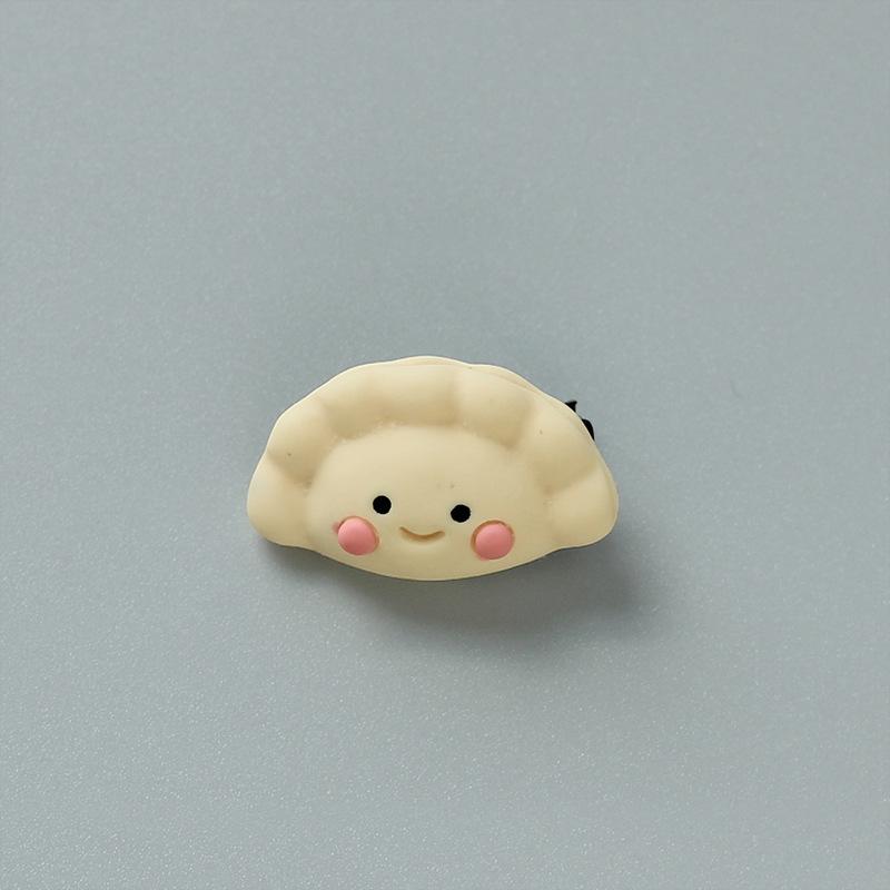 Funny Breakfast Food Hair Band Clips Dumpling Pouched Egg Elastic Hair Tie Woman Girl Gift Accesories Scrunchie