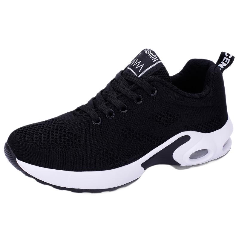 Women s Flyknit Breathable Dance Shoes, Soft Sole, Mesh Surface, Lightweight, Summer Fashion Casual Shoes Size 42