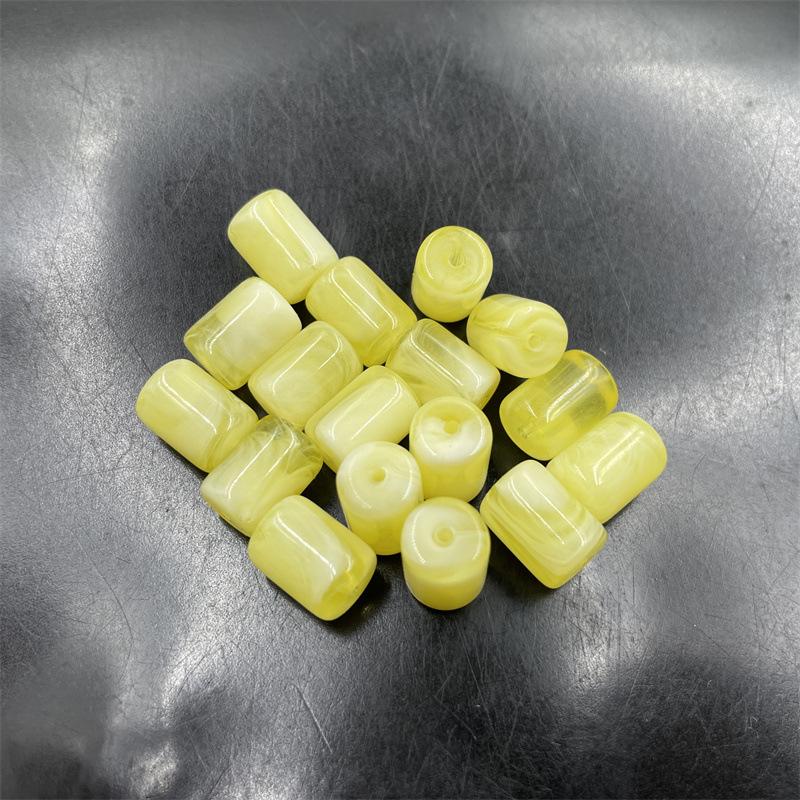 Second Gen DIY Amber Beeswax Beads: Ping an Buckle, Abacus, Barrel, Irregular Rice Styles
