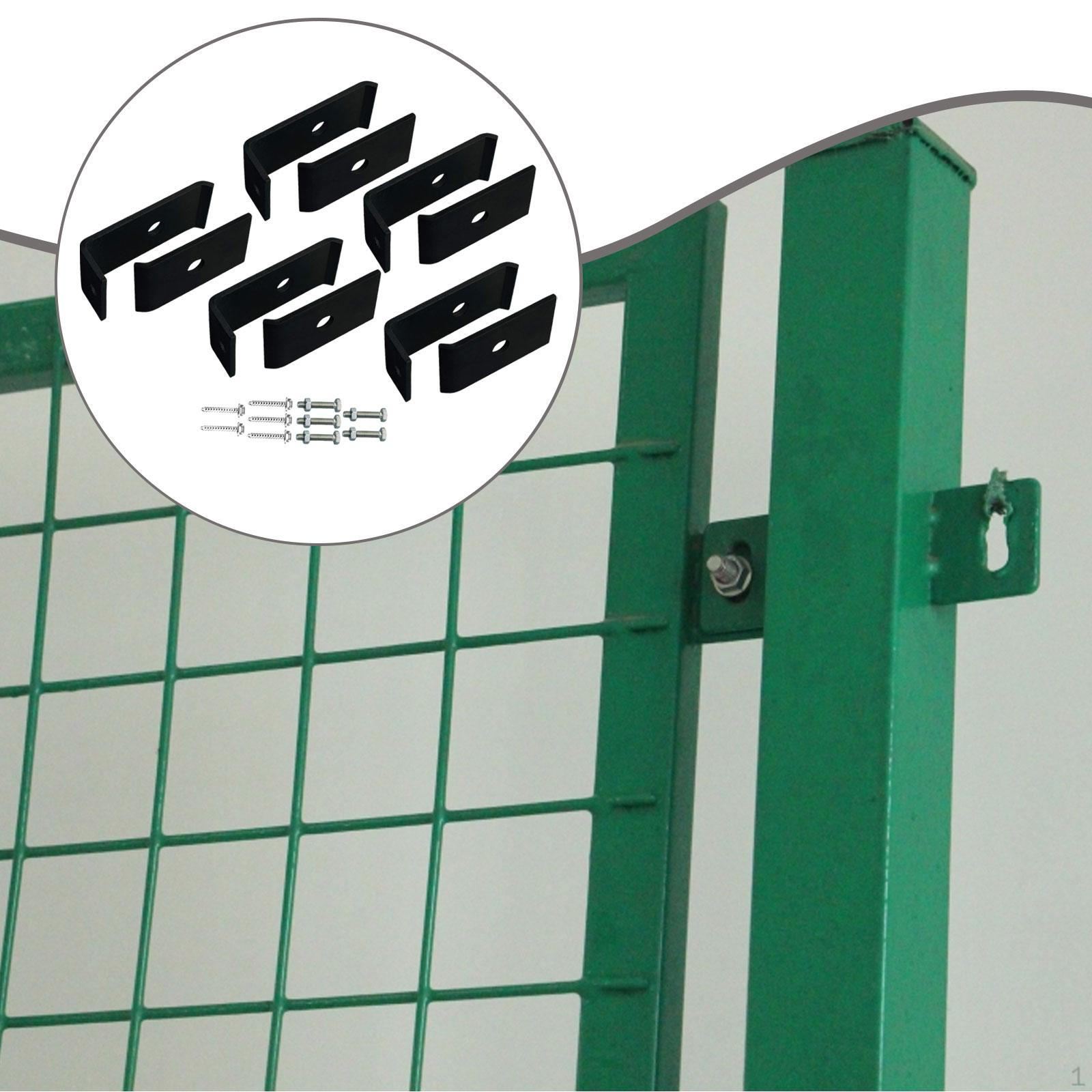 

5 комплектов Зажимы для сетки забора Крепление сетчатого мата Легко установить Проволочные крепежи Фиксированные зажимы для