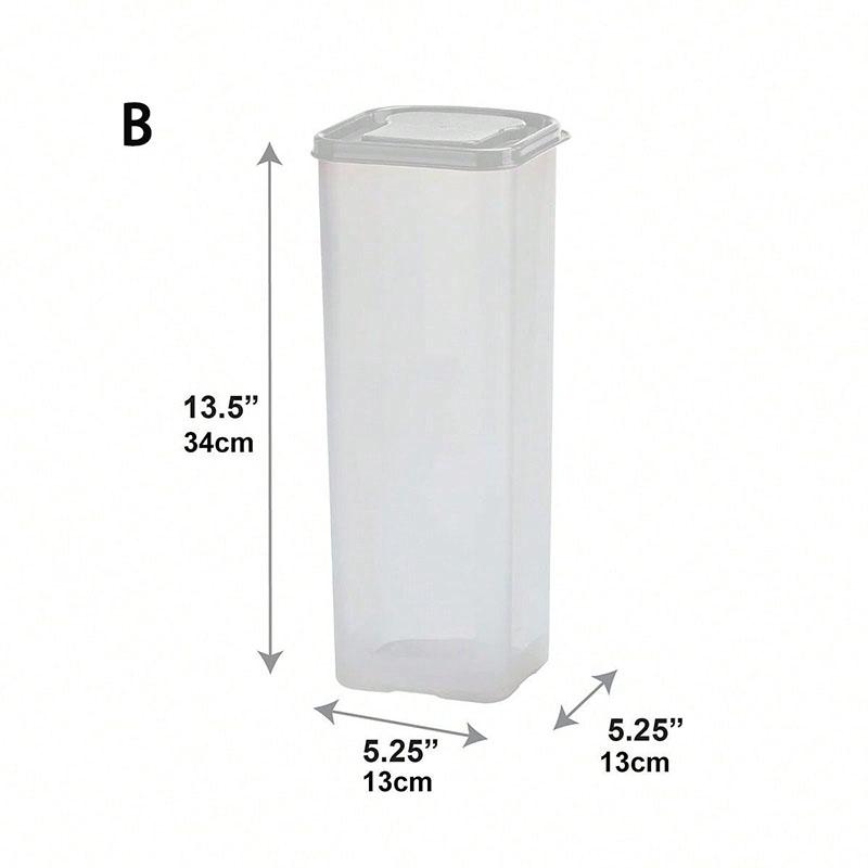 Plastic Bread Box with Sealing Lid and Tray, Bread Storage Box, Sandwich Bread Storage Box, Pasta Storage Box, Multigrain Jar