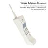 Retro Cell Phone Ornament Attractive Decorative Vintage Cellular Model Iron Material Lightweight Portable for Entertainment