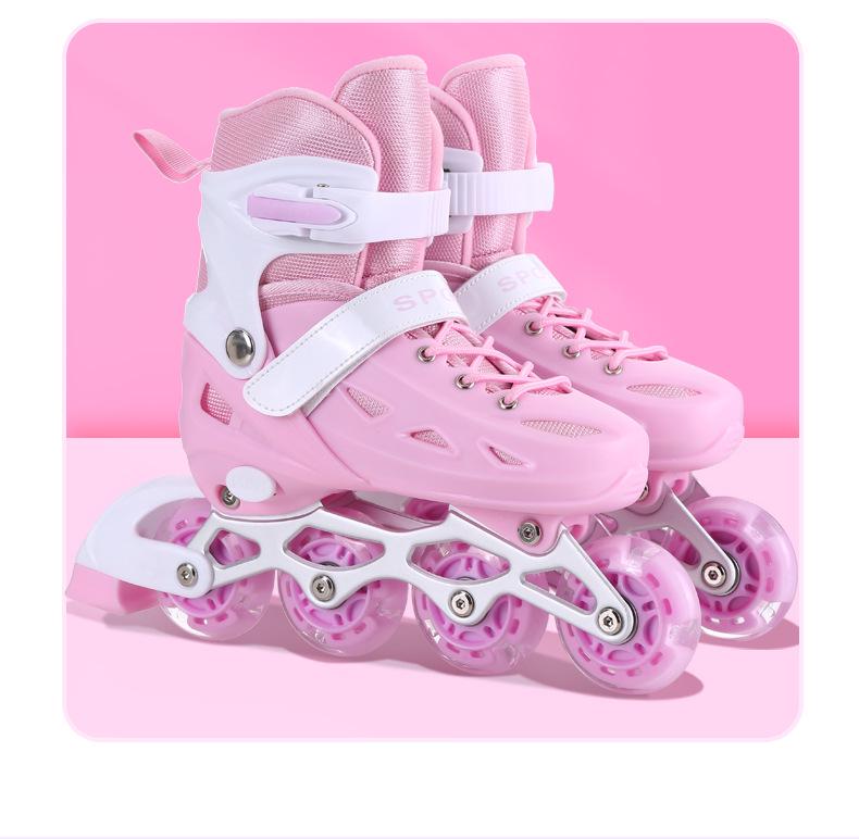 Kinder-Kombi: Eis- & Inlineskates für Anfänger - Rollschuh-Set für Jungen & Mädchen