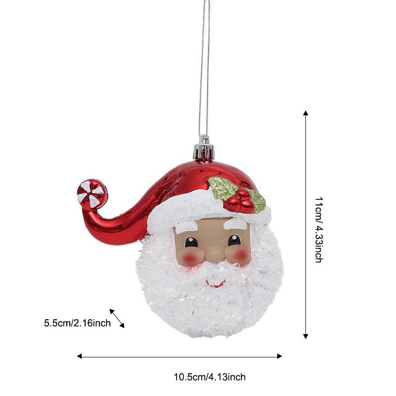 Pink Cartoon Christmas Tree Ornament with Glitter Sequins - Ins Style