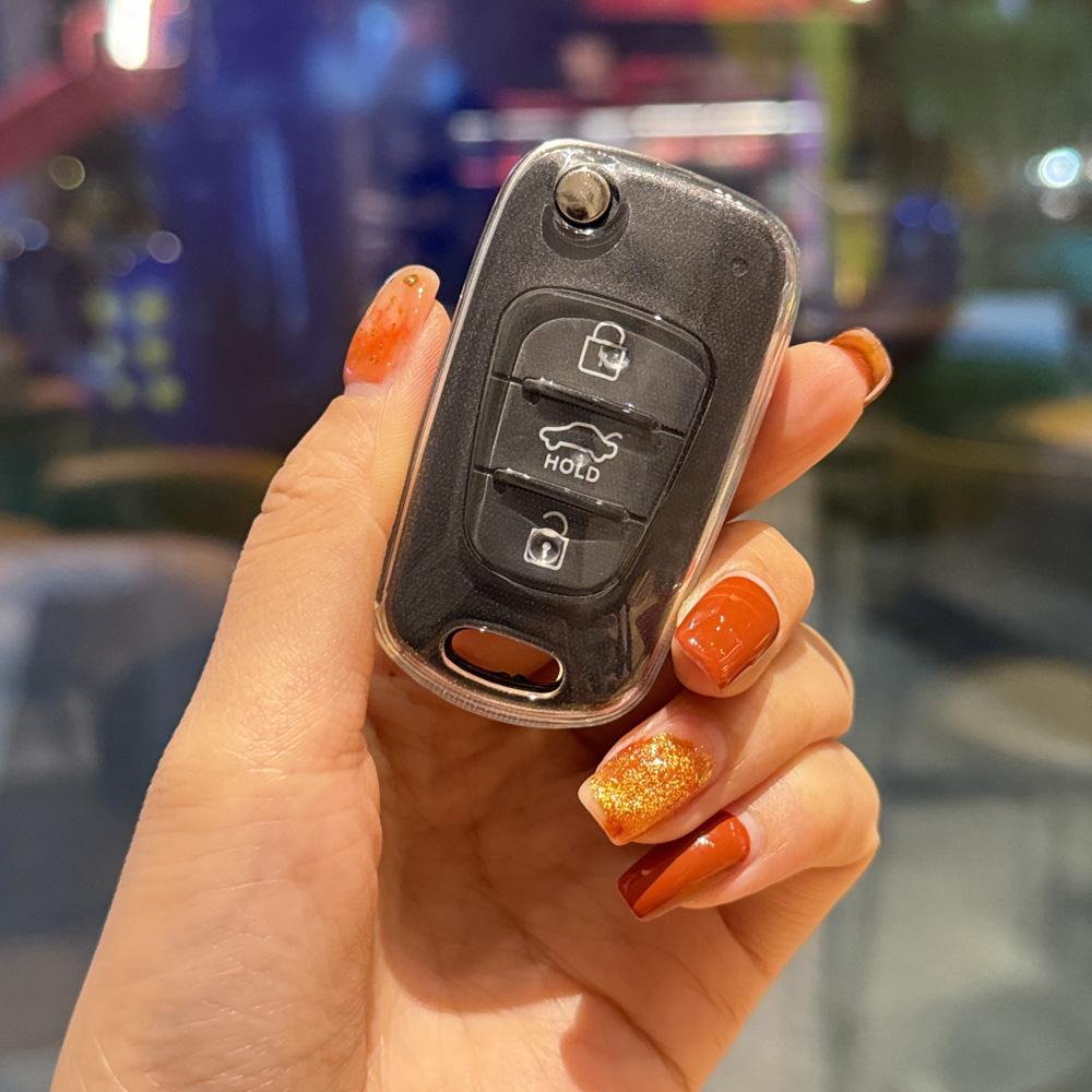 Husa TPU pentru chei de mașină pentru KIA Sportage Rio 3 Soul Optima Ceed Pro K5 K2 Pride pentru Hyundai i20 i30 ix20 ix25 ix35 Elantra Accent