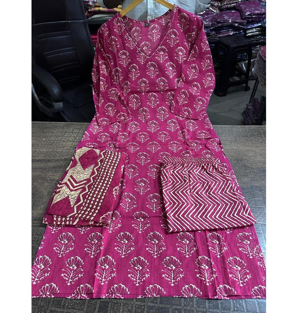 Indian Women Designer Kurta Pant Dupatta Set Bollywood Top Tunic Kurti Salwar Suit Dress