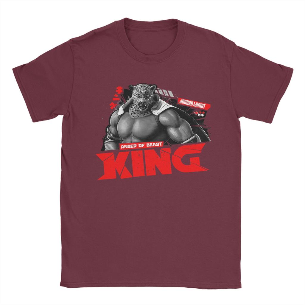 Herren T-Shirts Tekken Spiel Neuheit Reine Baumwolle T-Shirts Kurzarm T-Shirts Rundhals Oberteile Klassisch
