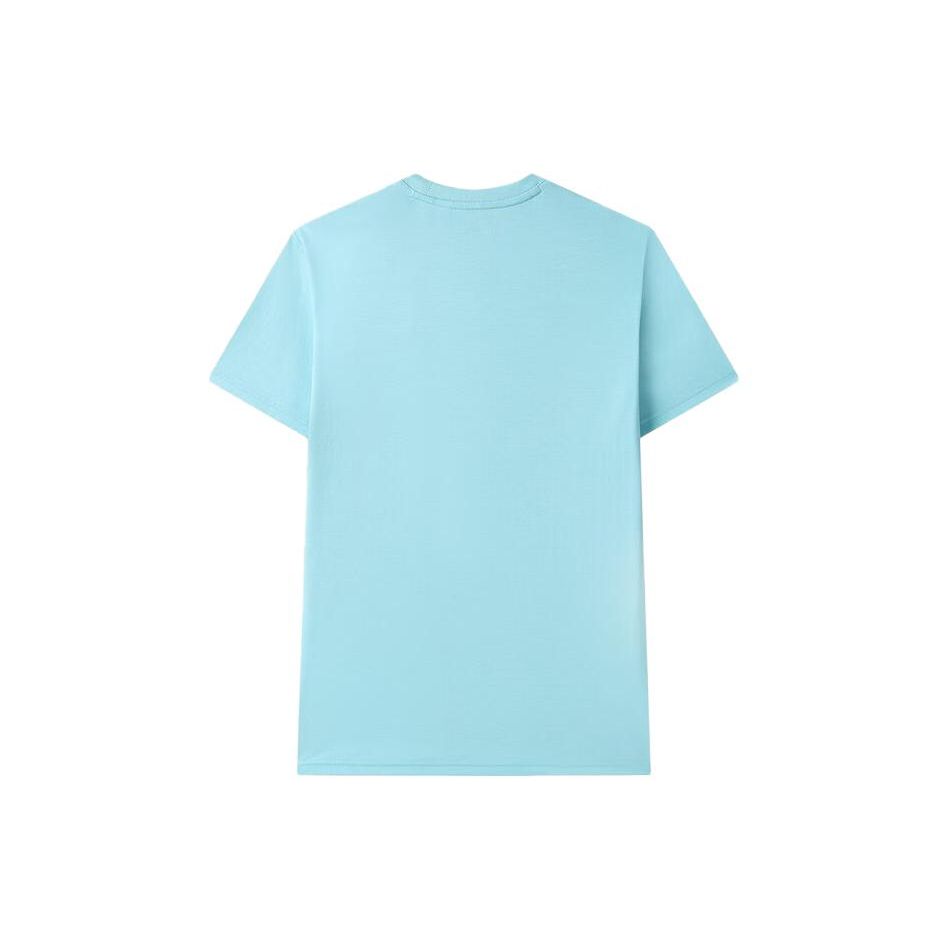 FILA Printed Dopamine Fashion Casual Basic Simple Round Neck Short Sleeve T-Shirt Men T-Shirts Blue F11M328105FLB