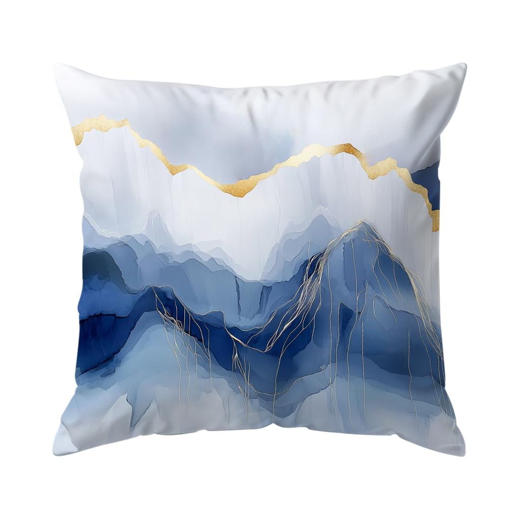 Abstract Art Lines Cushion Pillowcase Printed Polyester 45X45Cm Throw Pillowcover Decorative Sofa Cushion Pillowslip Home Decor