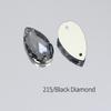 Dongzhou Crystals Sewing Accessories Waterdrop Shape Flatback Rhinestones for Garments & Shoes Crystal Stone Beads