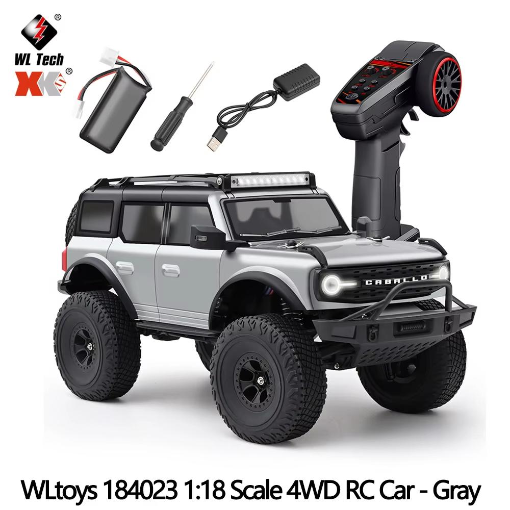 

Limited Time Offer WLtoys 184023 1/18 RC Off-Road Car 4x4 Mechanical Transmission Switchable High and Low Speed Climbing Car серебряный