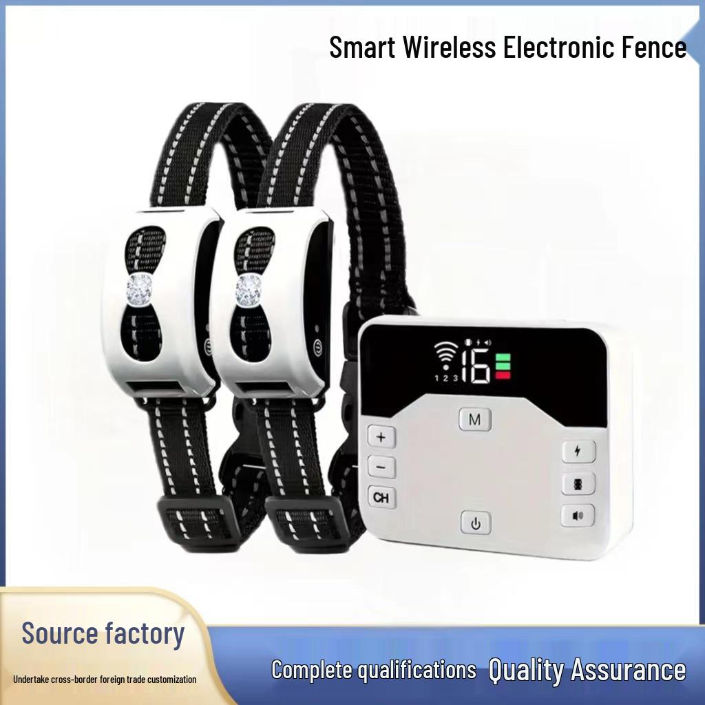 Waterproof Rechargeable Dog Training & Bark Control Collar with Remote