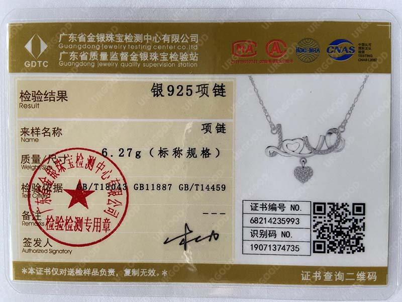 925 Sterling Silber AAA Zirkon Herz-förmigen Liebe Halskette Modische Hochzeit Schmuck