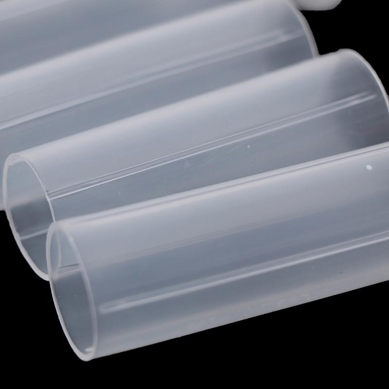 8Pcs 6Cm Plastic 18650 Battery Holder Tube For Flashlight Torch Lamp Light