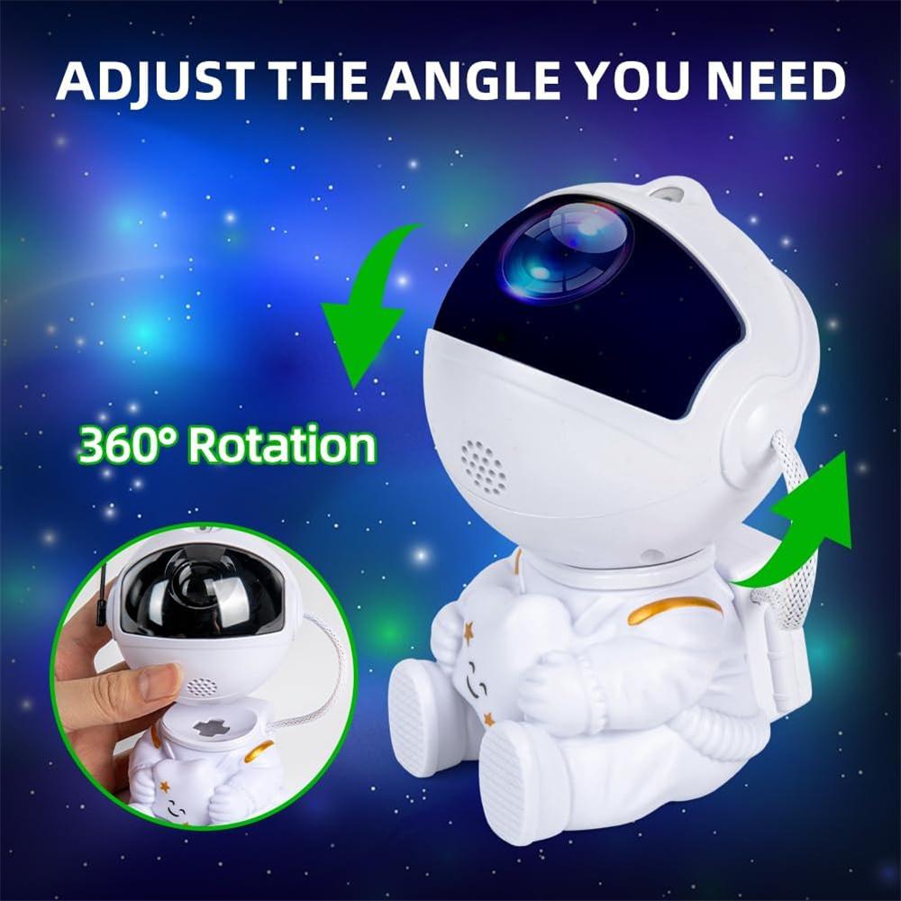 Astronaut Galaxy Projector, Star Projector with Timer and Remote, Astronaut Light Projector LED Starry Night Light Projector