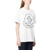 Moncler SS23 Round Neck Pullover Straight Casual Short Sleeve T-Shirt Women Tops White I10938C00018899WS033