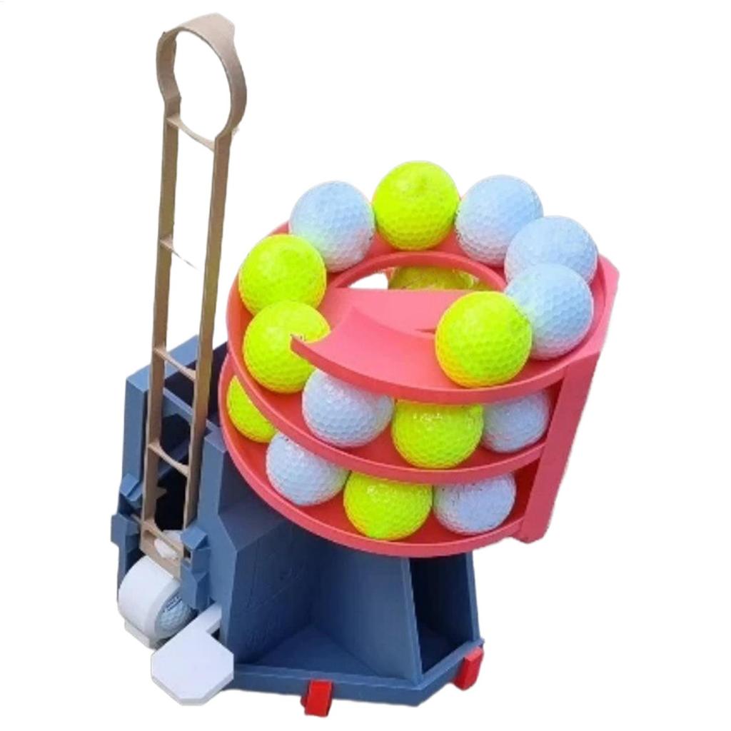 Golfschwung-Trainingswerfer-Spender Automatische Golfball-Auftee-Maschine Nicht angetriebener Golfsimulator für Anfänger Lehrmittel