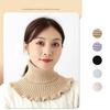 Neck Scarf Women Turtleneck Knitted False Fake Collar Detachable Scarf Warm Winter Windproof Wrap Scarf Ruffles