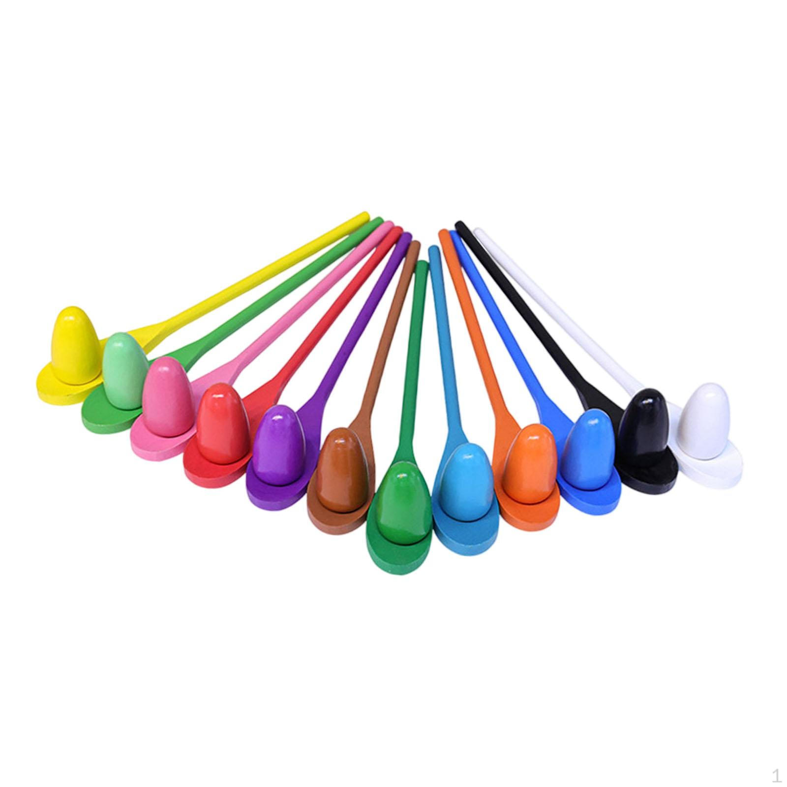 

12Pcs Egg Race Party Favor Supplies Educational Family Activity Garden Outdoor Toys Balance Game for