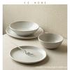 Gypsy Series Japanese Retro Irregular Bowls, Ceramic Salad Bowls, Vegetable Plates, Steak Plates, Household Tableware, Vegetable Bowls